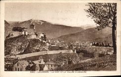 CPA Lourdes le Fort et la Vallee d'Argeles 