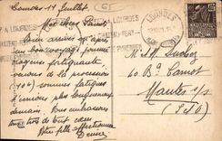 CPA Lourdes le Fort et la Vallee d'Argeles 