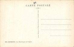 CPA Lourdes Palais du Rosaire la Basilique et l'Asile 