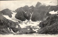 CPA Cauterets le Vignemale Glacier des Oulettes 