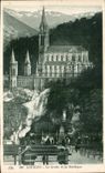 CPA Lourdes la Grotte et la Basilique 