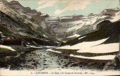 CPA Gavarnie le Gave le Cirque de Gavarnie 