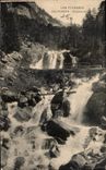 CPA Les Pyrenees Cauterets Cascade de 