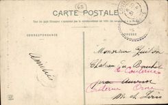 CPA Les Hautes Pyrenees Cauterets Gouffre et Pont d'Espagne 