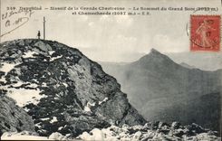 CPA Dauphine Massif de la Grande Chartreuse le Sommet du Grand Som et Chamechaude 