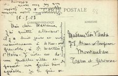 CPA Grenoble le Jardin des Dauphins Perspective sur la Ville pris de la Terrasse Dolle 