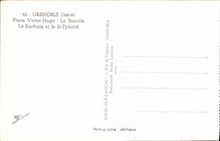 CPA Grenoble Isere Place Victor Hugo La Bastille le Rachaix et le St Eynard 