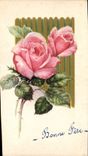 CPA Bonne fete Fleurs