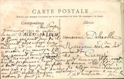 CPA Voeux de Bonheur Fleurs