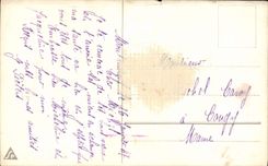 CPA Bonne annee Fleurs