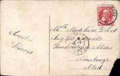 CPA Souvenir d'amitie Enfant