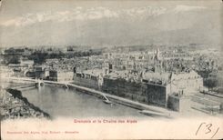 CPA Grenoble et la Chaine des Alpes 