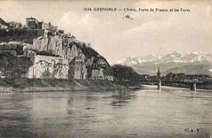 CPA Grenoble l'Isere Porte de France et les Forts 