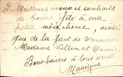 CPA Bonne fete femme Piano