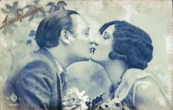 CPA Anniversaire Femme