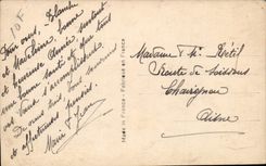 CPA Bonne annee Femme