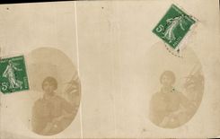 CARTE PHOTO Femme