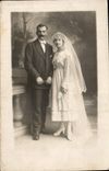 CARTE PHOTO Femme Mariage
