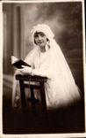 CARTE PHOTO Femme Mariage