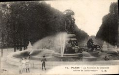 CPA Paris la Fontaine de Carpeaux Avenue de l'Observatoire 