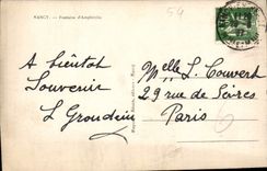 CPA Nancy Fontaine d'Amphitrite 