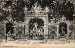 CPA Nancy Place Stanislas Grilles en fer forge de Jean Lamour Fontaine de Neptune 