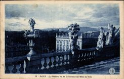 CPA Nancy le Theatre vu de la Terrasse de l'Hotel de Ville 