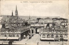 CPA Nancy vue panoramique sur la Place de la Carriere 