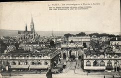 CPA Nancy vue panoramique sur la Place de la Carriere 