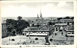 CPA Nancy Place Stanislas vue de l'Hotel de Ville 