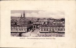 CPA Nancy vue panoramique prise de l'Hotel de Ville 