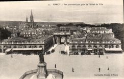 CPA Nancy vue panoramique prise de l'Hotel de Ville 