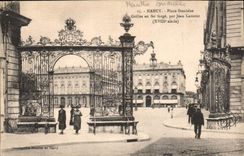 CPA Nancy Place Stanislas Grilles en fer Forge par Jean Lamour XVIII siecle 