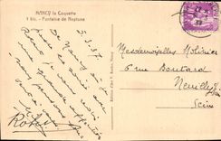 CPA Nancy la Coquette Fontaine de Neptune 