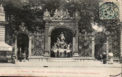 CPA Nancy Place Stanislas Grilles en Fer forge de Jean Lamour Fontaine d'Amphitrite 