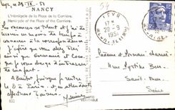 CPA Nancy l'Hemicycle de la Place de la Carriere 