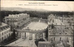 CPA La Lorraine Illustree Nancy Hemicycle de la Carriere Palais du Gouvernement Pepiniere 