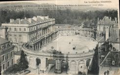 CPA La Lorraine Illustree Nancy l'Hemicycle de la Carriere la Pepiniere et le Palais du Gouvernement