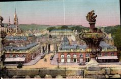 CPA Nancy la Place Stanislas vue de l'Hotel de Ville 