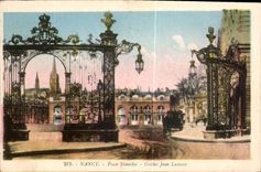CPA Nancy Place Stanislas Grilles de Jean Lamour 