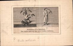 Image Sculptures de la Cathedrale les Seules peut etre aui soient restees entieres 