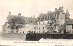 CPA Amboise le Chateau Facades Sud et Ouest Charles VIII et Louis XII 