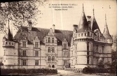 CPA Azay le Rideau I et L le Chateau mon hist Facade Nord 