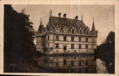CPA Chateaux de la Loire Chateau d'Azay le Rideau 