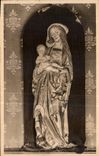 CPA Chateau de Langeais XV S la Vierge en bois dore XIV siecle 
