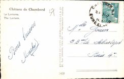 CPA Chateau de Chambord la Lanterne 