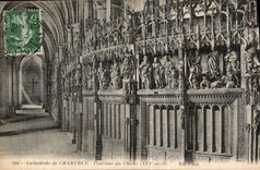 CPA Cathedrale de Chartres Pourtour du Choeur XVI siecle 