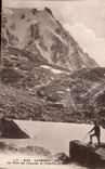 CPA Chamonix Lac du Plan de l'Aiguille et l'Aiguille du Midi 