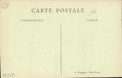 CPA Loches I et L le Chateau Royal et la Collegiale St Ours Cote Nord 