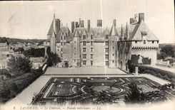 CPA Langeais le Chateau Facade Interieure 